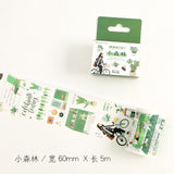 60mm x 5m Japanese Wide Masking Paper Washi Tape Stickers