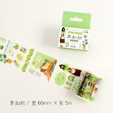 60mm x 5m Japanese Wide Masking Paper Washi Tape Stickers