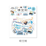 40pcs/pack Hogwarts Diary Mini Paper  Stickers