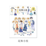 40pcs/pack Hogwarts Diary Mini Paper  Stickers