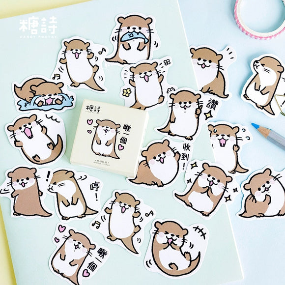 Animal Otter Masking Stickers