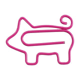 Mini Decorative Metal Pink Pig Flamingo Paper Clips