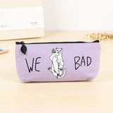 Canvas Cat  Pencil Case