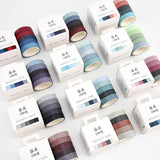 Fall Rainbow Masking Washi Tape Set