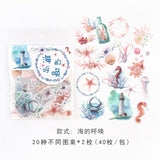 Mini Paper Decorative Stickers