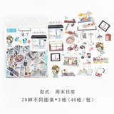 Mini Paper Decorative Stickers